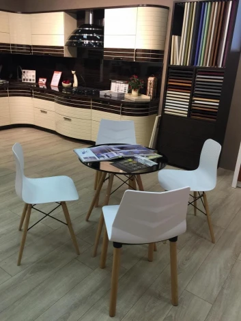 Обеденный стол Eiffel D70 Cosmo Белый