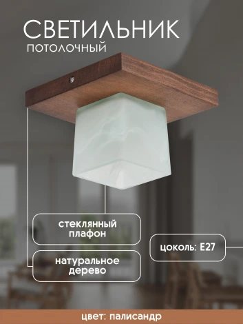 Потолочный светильник прямоугольный Мелодия Света SS1N 000036799