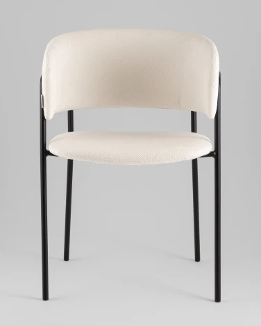 Кресло Нэлли New буклированный велюр белый Stool Group арт.УТ000039980