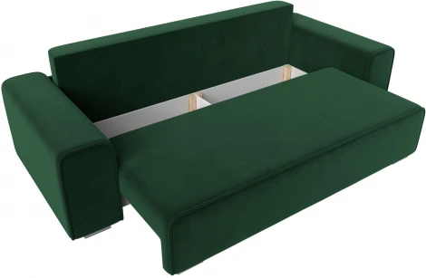 Диван прямой Лига-029 (Зеленый/Велюр) Лига Диванов арт.121012