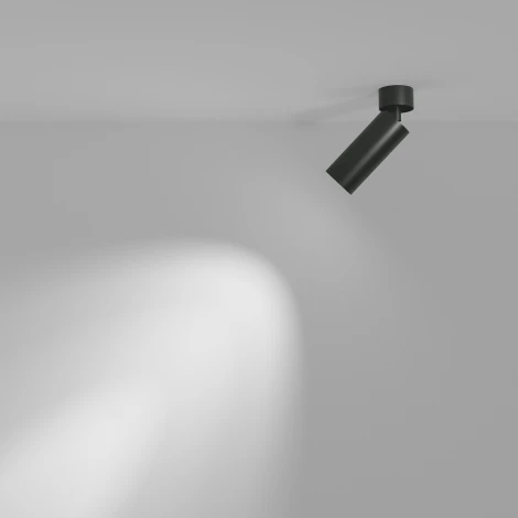 Потолочный светильник FOCUS LED 3000K 1x12Вт 50° Maytoni Technical C055CL-L12B3K-W-B (220V, круглые)