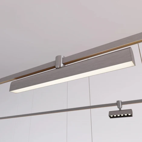 Трековый светильник ART-APRIORI-FLAT-L500-15W Day4000 (TN, 120 deg, 48V) (Arlight, IP20 Металл) 047777 (LED, шар)