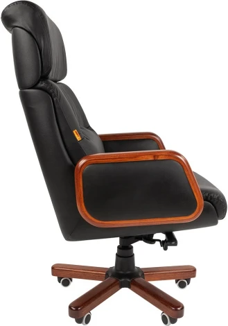 Компьютерное кресло CHAIRMAN 417 (Металл,Дерево,Экокожа/Черный)