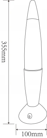 Интерьерная настольная лампа Globo Magma 28019 (для детской, LED, выключатель)
