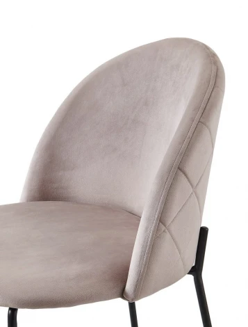 Стул C-962 бежевый G062-14/матовый черный