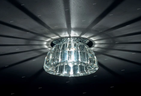 Встраиваемый точечный светильник Donolux DL047 DL047CH/Crystal (220V, хрусталь, круглые)
