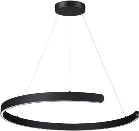 Подвесной светильник Lumion Indie 6534/57L черный LED 57W 3000-6000K 2019 Лм 220V (на тросе, круглые)