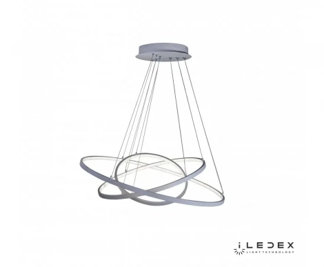 Подвесной светильник iLedex Axis D098-3 (800x600x400) WH (220V, пульт управления, на тросе, кольцо)