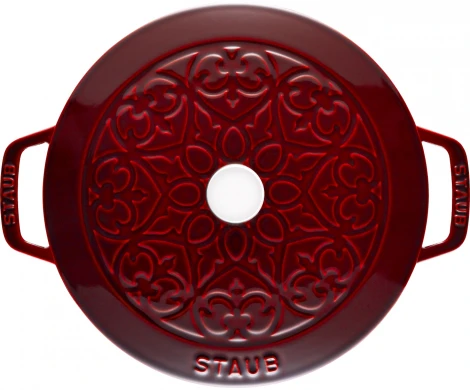 Кокот "Лилия", 26 см, 4,9 л, гранатовый 11212687 Staub