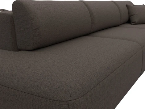 Диван прямой Лига-036 НПБ Модерн Лонг подлокотник справа Лига Диванов (Рогожка) арт.124211