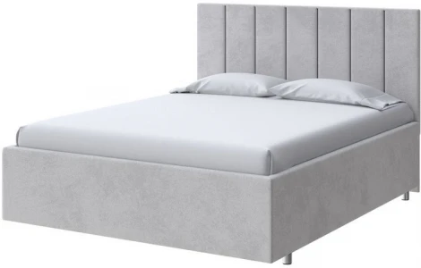 PROxSON Кровать Modern Large (Ткань: Велюр Teddy Стальной) 140x190