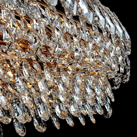 Подвесная люстра хрустальная Modelux MODELUX ML.8881.14P GD