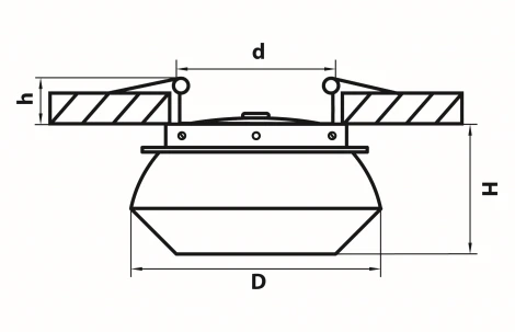 Встраиваемый точечный светильник Lightstar Orbe 051207 (LED, 220V)