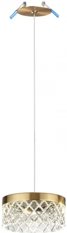 Подвесной светильник Odeon Light Fivre 5032/6L античн.бронза/металл/акрил LED 6W 4000K 497лм (220V, на проводе, круглые)