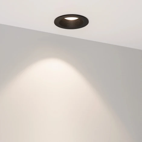 Встраиваемый точечный светильник MS-ATOLL-BUILT-R86-10W Day4000 (BK, 36 deg, 230V) (Arlight, IP54 Металл) 044614 (LED)