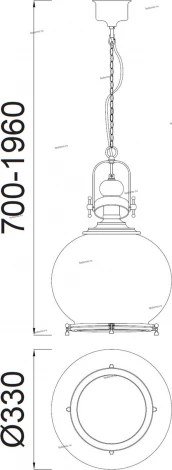 Подвесной светильник Mantra Vintage 4974