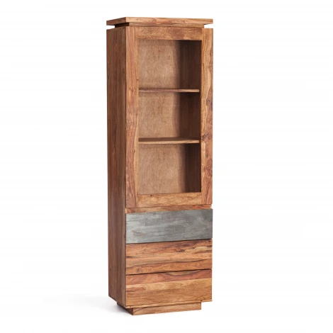Витрина Secret de Maison Росвуд/Rosewood (мод. GK9801-192) массив палисандра/стекло, 60х40х192см, натуральный тонированный Tetchair 20456