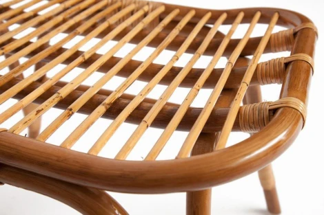 Табурет Secret De Maison Andersen Stool (mod. 01 5085 FS) светлый мед/матовый (натуральный ротанг)
