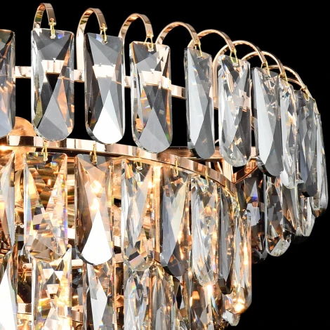 Подвесная люстра хрустальная Reluce 88094-0.4-500 droplight (220V, на цепи)