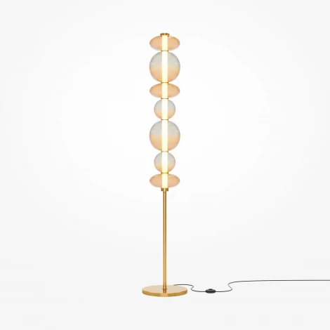 Торшер Maytoni Futuro MOD307FL-L40BS3K (LED, 220V, выключатель, шарики)