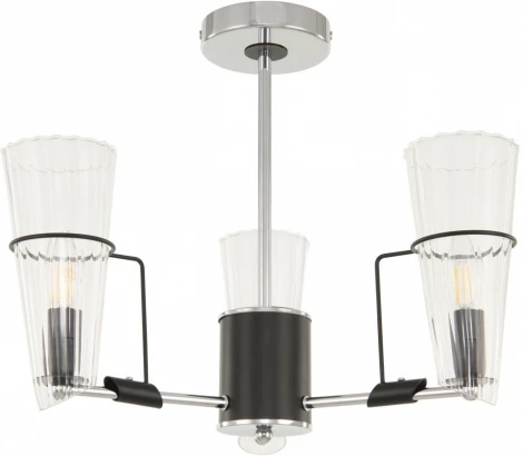 Потолочная люстра на штанге Arte Milano Napoli-328107 328107/3 CR.BK (220V)