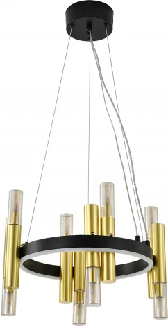 Подвесной светильник (13027/8P Black) Indigo Fiamma V000106L (220V, на тросе)