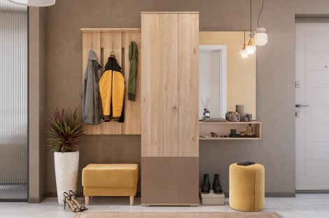 Вешалка Реал 1 Mebelson (ЛДСП/Дуб сонома) арт.PR-0029.1544