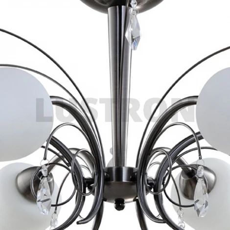 Потолочная люстра IDLamp 805 805/6PF-Darkchrome