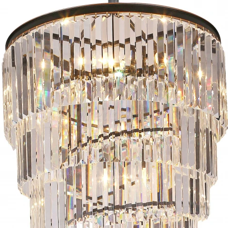 Подвесная люстра Divinare Charlotte 3011/01 SP-18 (220V, хрусталь, на цепи)