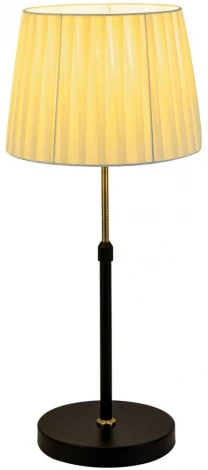 Настольная лампа с выключателем Lumion Tune 8302/1T бронза/черный/бежевый, металл/текстиль E27 1*60W 220V