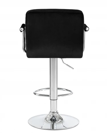Стул барный KRUGER ARM (черный велюр (MJ9-101))