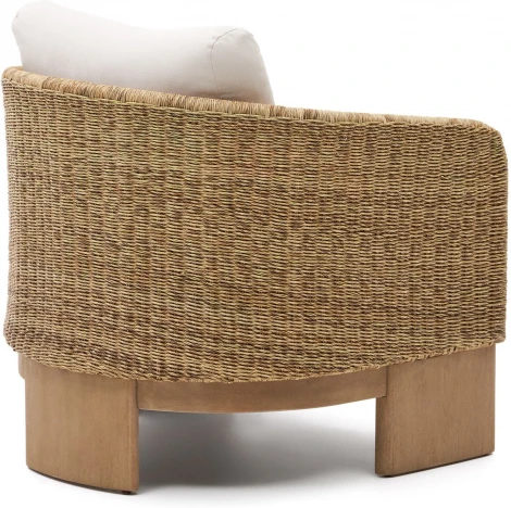 Кресло Xoriguer из искусственного ротанга и 100% массива эвкалипта La Forma (ex Julia Grup) арт.191752