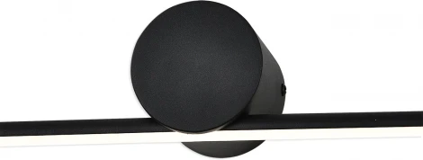 Настенный светодиодный светильник Escada Line 9Вт, металл/силикон, чёрный (220V)