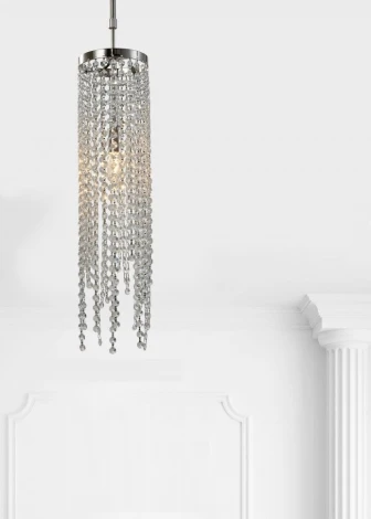 Потолочная люстра на штанге Lumien Hall Markellin LH0040/1P-NK-CL