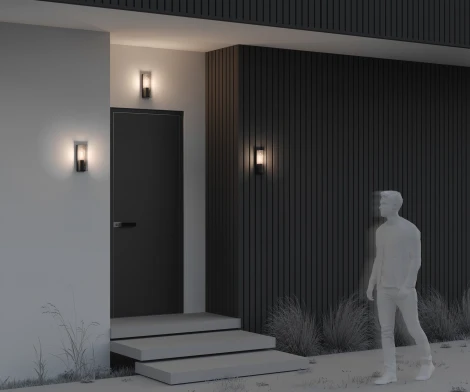 Настенный уличный светильник Maytoni Conf O450WL-01GF (220V, IP65)