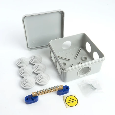 Коробка разветвительная (серый) Stekker 49001