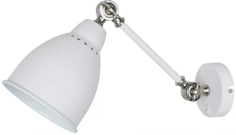 Бра Arte Lamp Braccio A2054AP-1WH (220V, выключатель)