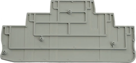 Торцевая заглушка для ЗНИ (серый) Stekker 49277