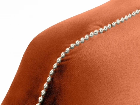 Кровать Queen II Victoria L 1600 ОГОГО (арт.663243), (Ткань/Оранжевый)