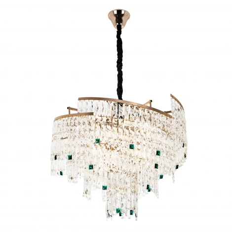 Подвесная люстра хрустальная Modelux MODELUX ML.7071.16 GD