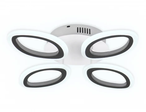 Потолочная люстра Ambrella Acrylica FA4485 (регулировка яркости, LED, 220V, пульт управления, цветы)