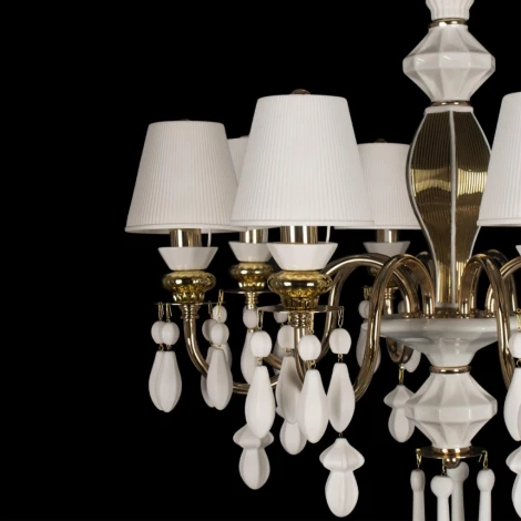 Подвесная люстра Loft It Grace 10203/8 White (220V, подвески, на цепи)