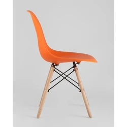 Стул Eames Style DSW оранжевый (разборный каркас) Stool Group арт.УТ000039885
