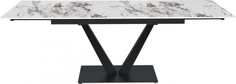 Стол раскладной Malibu (140+40+40), керамика глянцевая Patagoniya Top Concept арт.22775