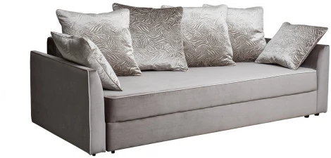 Диван Garda Decor MORES(K)-Velv SBEG+Velv ECRU+Umbr SBEG (Серо-бежевый)