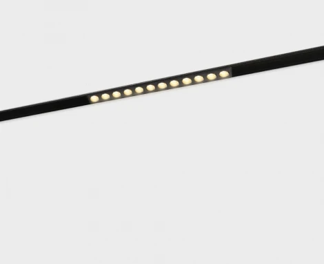 Трековый светильник магнитный 12W 48V Italline IT09-9010 black 3000K