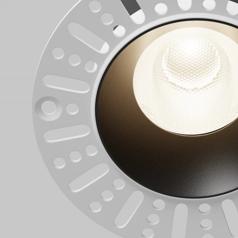 Встраиваемый светильник под гипсокартон Maytoni Dip DL121-15W-4K-TRS-B (LED, 220V, круглые)