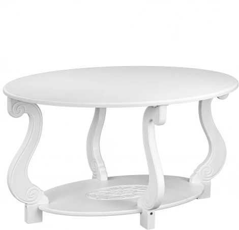 Стол журнальный Овация (М) ЛАЙТ белый от фабрики Mebelik