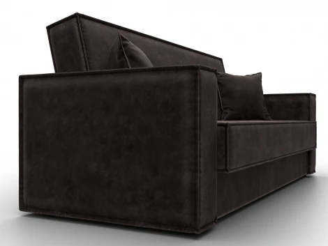 Диван-книжка Куба (ДСП,ЛДСП/Пластик/Велюр/Коричневый) Лига Диванов 127448