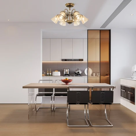 Потолочная люстра на штанге Arte Milano AM340800 340800/6 AB (220V)